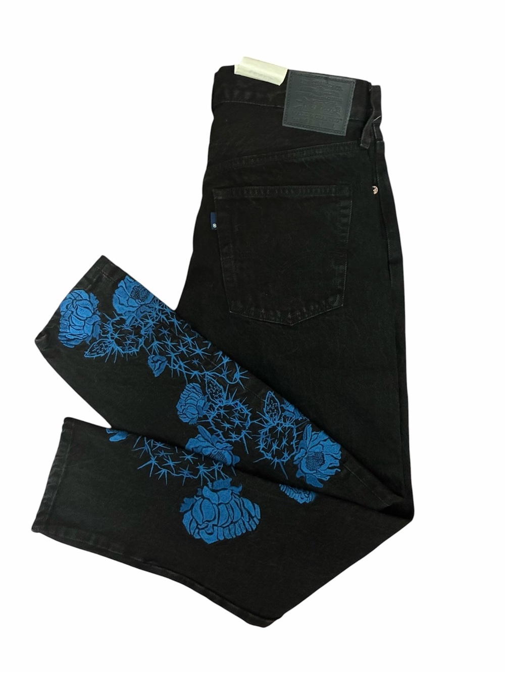 Levi's Embroidered 501 Skinny Jeans selvedge denim Made And Crafted NWT 27